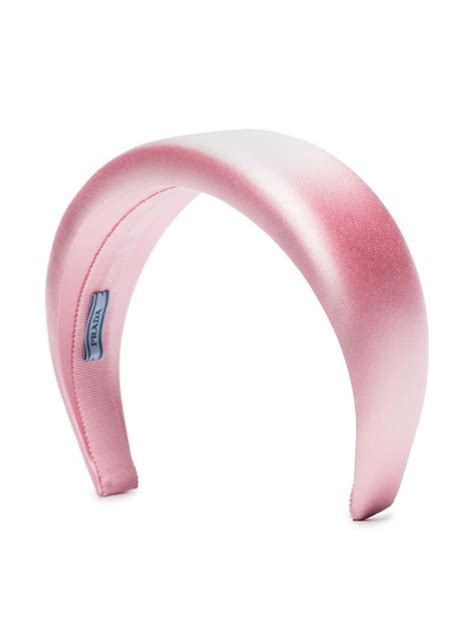 pink prada headband|farfetch Prada headband.